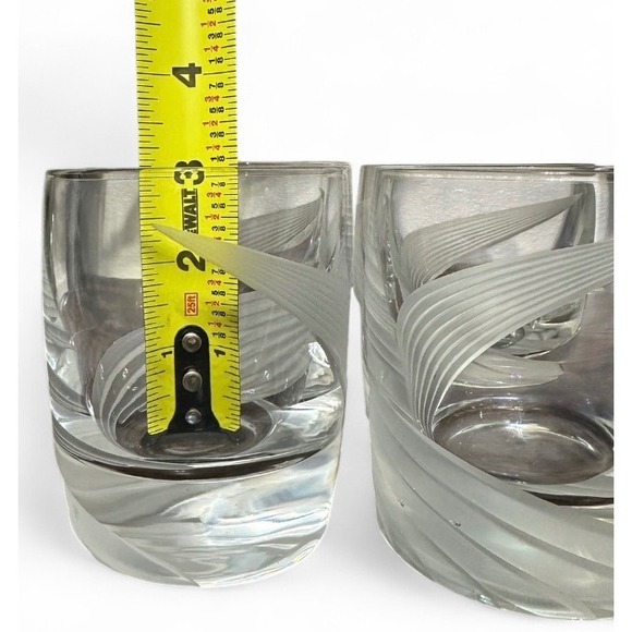 Lenox Windswept Double Old Fashioned Glasses Set of 4 in preowned condition. - Picture 8 of 10